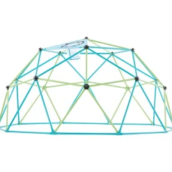VEVOR Climbing Dome, 10FT Geometric Dome Climber, 1000LBS Loading Jungle Gym Playground with 2 Basketballs & Octopus Net, Easy-Assembly Outdoor Backyard Climbing Equipment for Kids 3 to 10 Years Old