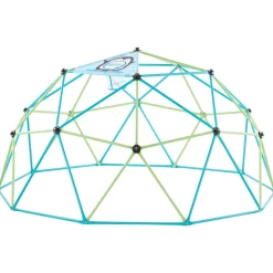 VEVOR Climbing Dome, 10FT Geometric Dome Climber, 1000LBS Loading Jungle Gym Playground with 2 Basketballs & Octopus Net, Easy-Assembly Outdoor Backyard Climbing Equipment for Kids 3 to 10 Years Old