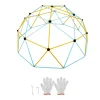 VEVOR Climbing Dome, Jungle Gym Supports 600LBS and Easy Assembly, 6FT Geometric Dome Climber Play Center for Kids 3 to 9 Years Old, with Climbing Grip, Outdoor and Indoor Play Equipment for Kids