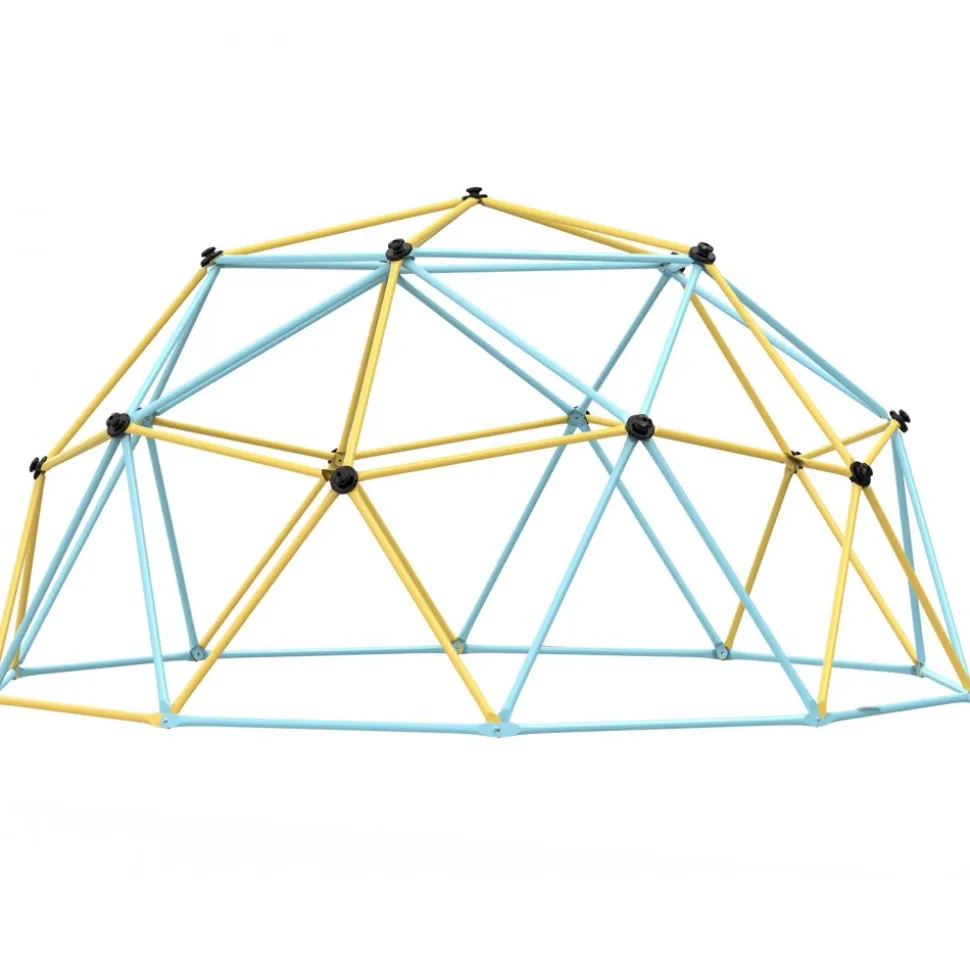VEVOR Climbing Dome, Jungle Gym Supports 600LBS and Easy Assembly, 6FT Geometric Dome Climber Play Center for Kids 3 to 9 Years Old, with Climbing Grip, Outdoor and Indoor Play Equipment for Kids