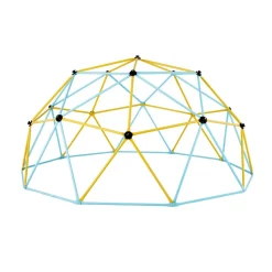 VEVOR Climbing Dome, Jungle Gym Supports 600LBS and Easy Assembly, 6FT Geometric Dome Climber Play Center for Kids 3 to 9 Years Old, with Climbing Grip, Outdoor and Indoor Play Equipment for Kids