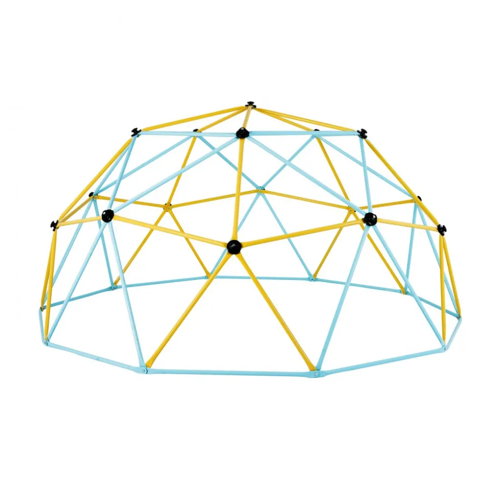 VEVOR Climbing Dome, Jungle Gym Supports 600LBS and Easy Assembly, 6FT Geometric Dome Climber Play Center for Kids 3 to 9 Years Old, with Climbing Grip, Outdoor and Indoor Play Equipment for Kids