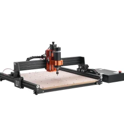 VEVOR CNC Router Machine, 300W Spindle, 3-Axis Wood Engraving Milling Machine, with 15.75 x 15.75 x 2.36 in Working Area, Offline Controller, Aluminum Alloy Structure, for Wood Acrylic Carving Cutting