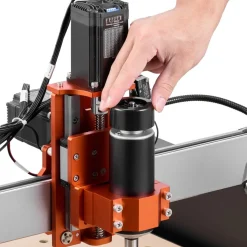 VEVOR CNC Router Machine, 500W Spindle, 3-Axis Wood Engraving Milling Machine, with Dual Linear Rails & Ball Screw, 15.75 x 15.75 x 3.74 in Working Area, Trim Router, for Wood Acrylic Carving Cutting