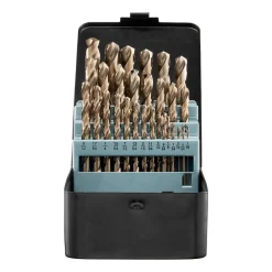 VEVOR Cobalt Drill Bit Set, 29 Pcs, M35 High Speed Steel Cobalt Drill Bits with Storage Case, for Drilling Metal, Stainless Steel, Aluminum Alloy, Wood, Plastic, for Professional Work and Home DIY