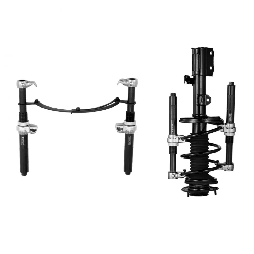 VEVOR Coil Spring Compressor Tool, 2 pcs Heavy Duty Macpherson Strut Spring Compressor Set, 2646 lbs Strut Spring Compressor with Safety Bracket and Carrying Case, for Car Truck ATV UTV