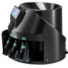 VEVOR Coin Counter Machine, 5 Denominations, Accurate Coin Sorter Machine, Sorts Up to 225 Coins Per Minute, USD Change Counter with LCD Display, Smooth Operation, Batch Feature, Holds 1500 Coins
