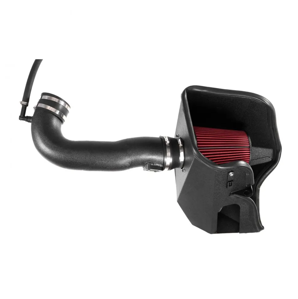 VEVOR Cold Air Intake, 3.9 Inch Cold Air Intake System + Heat Shield Compatible with 2019-2025 Chevy Silverado/GMC Sierra, 2021-2025 Cadillac Escalade 6.2L, High Flow Filter Kit Improved Horsepower