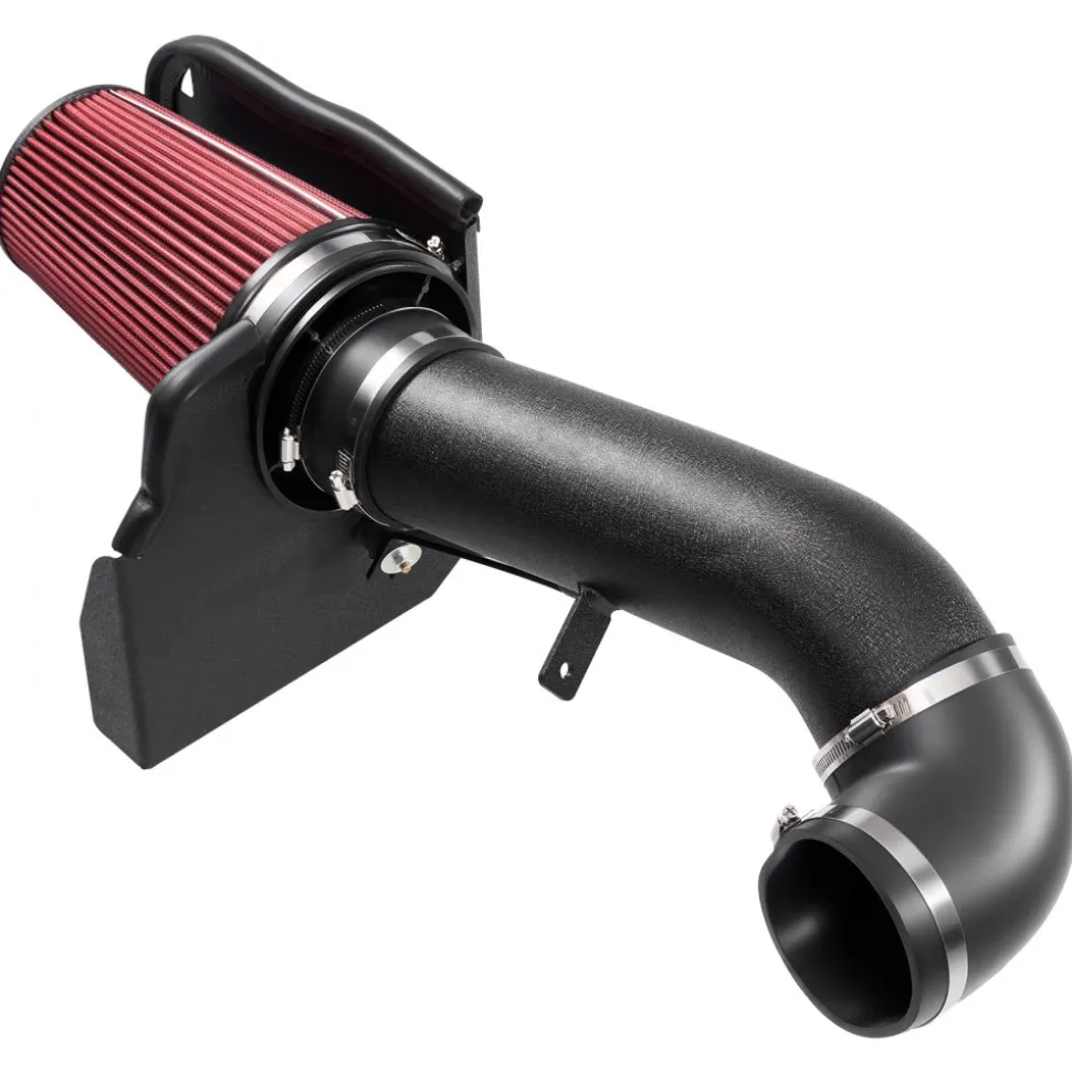 VEVOR Cold Air Intake, 3.94 Inch Cold Air Intake System + Heat Shield Compatible with 2009-2018 Dodge Ram 1500, 2013-2018 Ram 2500/3500 5.7L, High Flow Filter Kit Improve Horsepower/Throttle Response