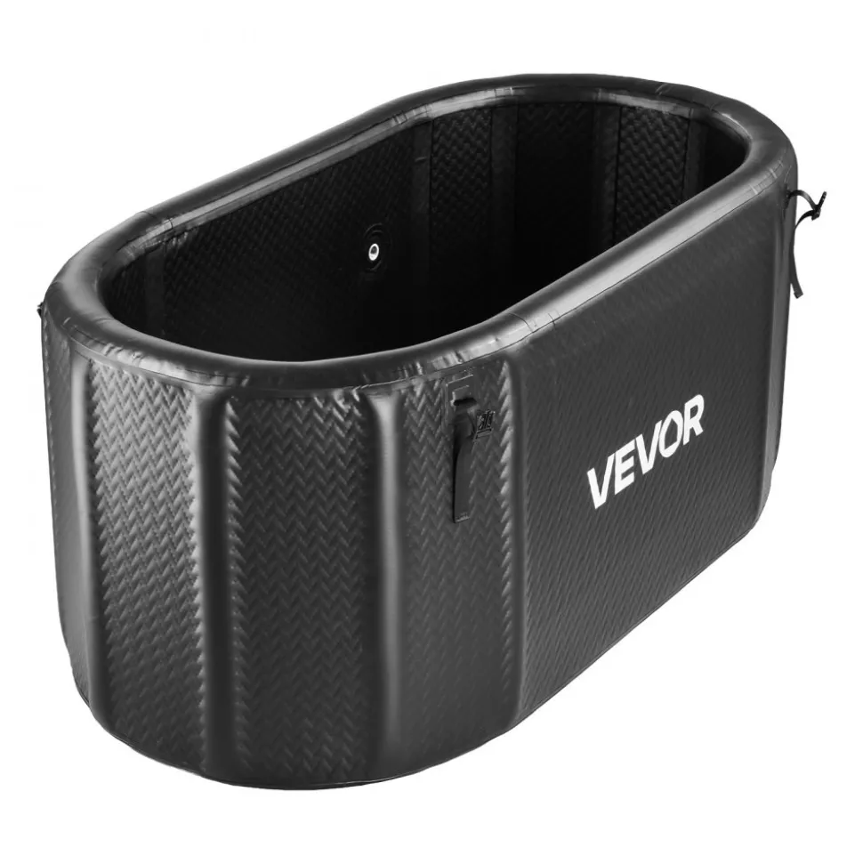 VEVOR Cold Plunge Tub, 216 Gallon, Inflatable Ice Bath Tub Compatible with Water Chillers, Portable Cold Water Bathtub with Insulated Lid, for Athletes Recovery, 59.1" x 31.5" x 29.9" (No Chiller)