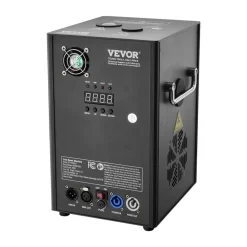 VEVOR Cold Spark Machine, 700W Output Fireworks Controller, 6.6-16.4ft Adjustable Height, with Advanced DMX System,LED Screen,Portable Handle,HeavyDuty Aluminum Alloy for Stage DJ Wedding Event,Party