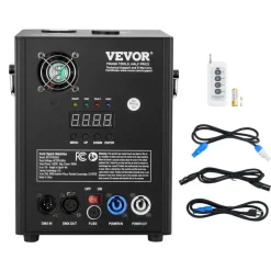 VEVOR Cold Spark Machine, 500W Output Fireworks Controller, 6.6-13ft Adjustable Height, with Advanced DMX System,LED Screen,Portable Handle, HeavyDuty Aluminum Alloy for Stage DJ Wedding Event,Party