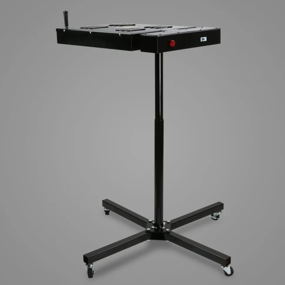 VEVOR 4 Color 1 Station Silk Screen Printing Press Printer With Adjustable Stand Flash Dryer