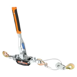 VEVOR Come Along Winch, 5 Ton (11,023 lbs) Pulling Capacity, 11.5 ft Steel Cable, 3 Hooks, Heavy Duty Ratchet Power Puller Tool with Dual Gears, Automotive Hoist Cable Puller Ideal for Vehicle Rescue