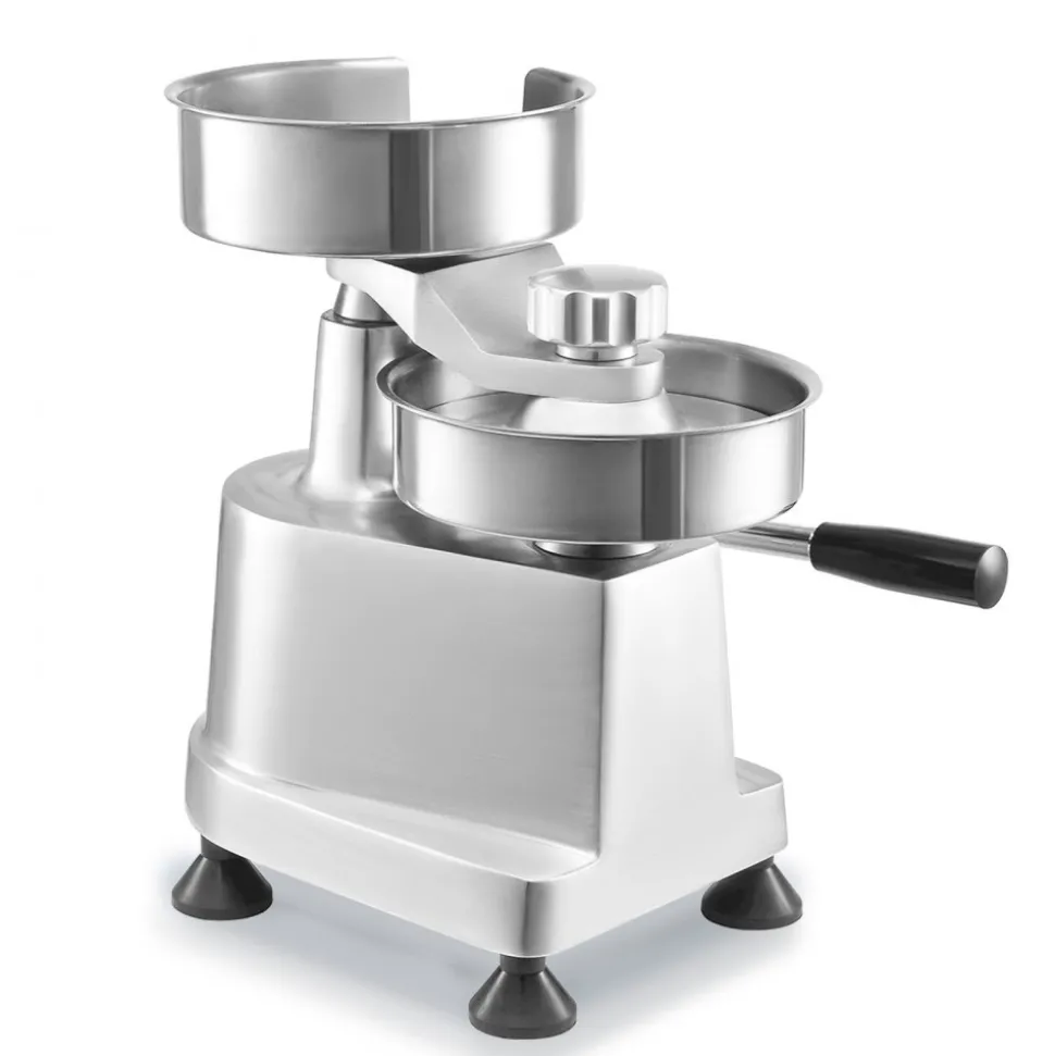 VEVOR Commercial Burger Patty Maker, Hamburger Beef Patty Maker with 3 Convertible Mold(4/5/6-inch), Heavy Duty Stainless Steel Burger Press Machine, Meat Forming Processor with 1500 Pcs Patty Papers