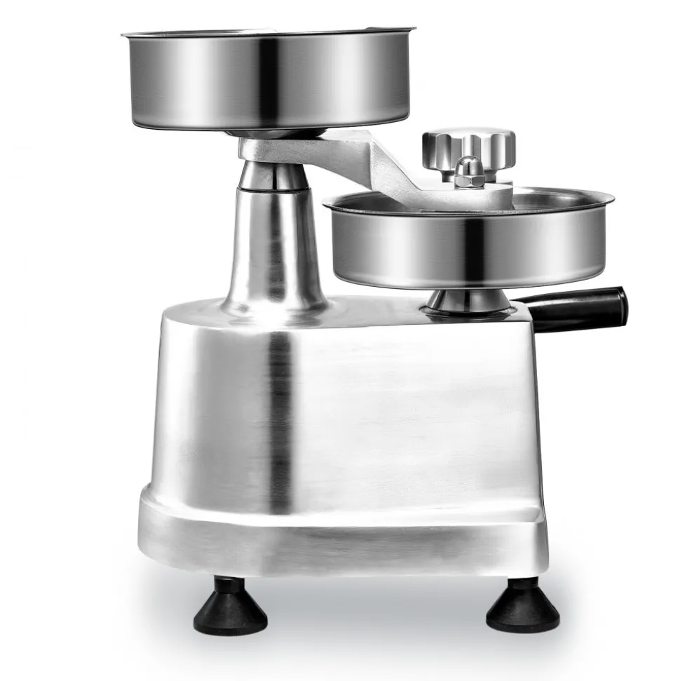 VEVOR Commercial Burger Patty Maker, Hamburger Beef Patty Maker with 3 Convertible Mold(4/5/6-inch), Heavy Duty Stainless Steel Burger Press Machine, Meat Forming Processor with 1500 Pcs Patty Papers