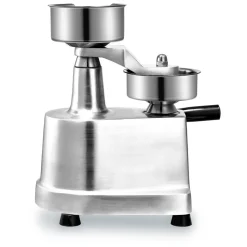 VEVOR Commercial Burger Patty Maker, 130mm/5inch Hamburger Beef Patty Maker, Heavy Duty Food-Grade Stainless Steel Bowl Burger Press Machine, Kitchen Meat Forming Processor with 1000 Pcs Patty Papers