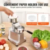 VEVOR Commercial Burger Patty Maker, 100mm/4inch Hamburger Beef Patty Maker, Heavy Duty Food-Grade Stainless Steel Bowl Burger Press Machine, Kitchen Meat Forming Processor with 1000 Pcs Patty Papers
