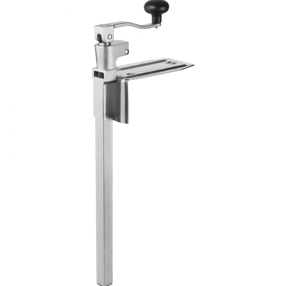 VEVOR Commercial Can Opener, Heavy-Duty Manual Tabletop Cans Opener for Cans Up to 11.8 in Height, Height-Adjustable Professional Can Openers Fixed with Screws, for Restaurant, Hotel, and Food Store