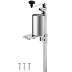VEVOR Commercial Can Opener, Heavy-Duty Manual Tabletop Cans Opener for Cans Up to 15.75 in Height, Height-Adjustable Professional Can Openers Fixed with Screws, for Restaurant, Hotel, and Food Store