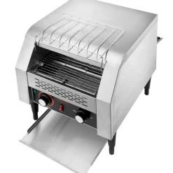 VEVOR Commercial Conveyor Toaster, 300 Slices/Hour Conveyor Belt Toaster, Heavy Duty Stainless Steel Commercial Toaster Oven, Electric Restaurant Commercial Toaster for Toast Bun, Bagel, Bread