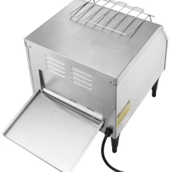 VEVOR Commercial Conveyor Toaster, 300 Slices/Hour Conveyor Belt Toaster, Heavy Duty Stainless Steel Commercial Toaster Oven, Electric Restaurant Commercial Toaster for Toast Bun, Bagel, Bread