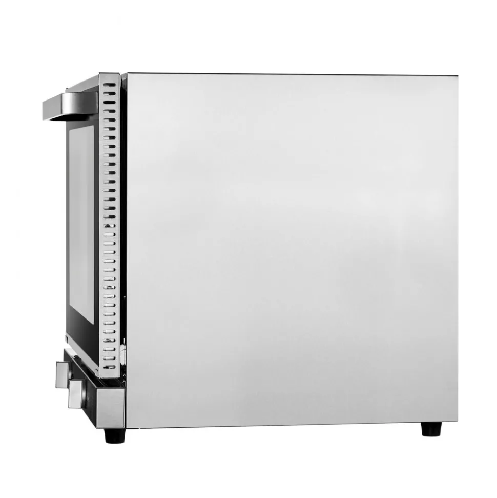 VEVOR Commercial Countertop Oven, 66L 4-Tier Toaster Ovens with Tempered Glass Door, Wire Racks & Tray, 2800W Stainless Steel Baking Ovens for Restaurant Bakery (AC208~240V,60Hz, 6-20P Plug & Output)