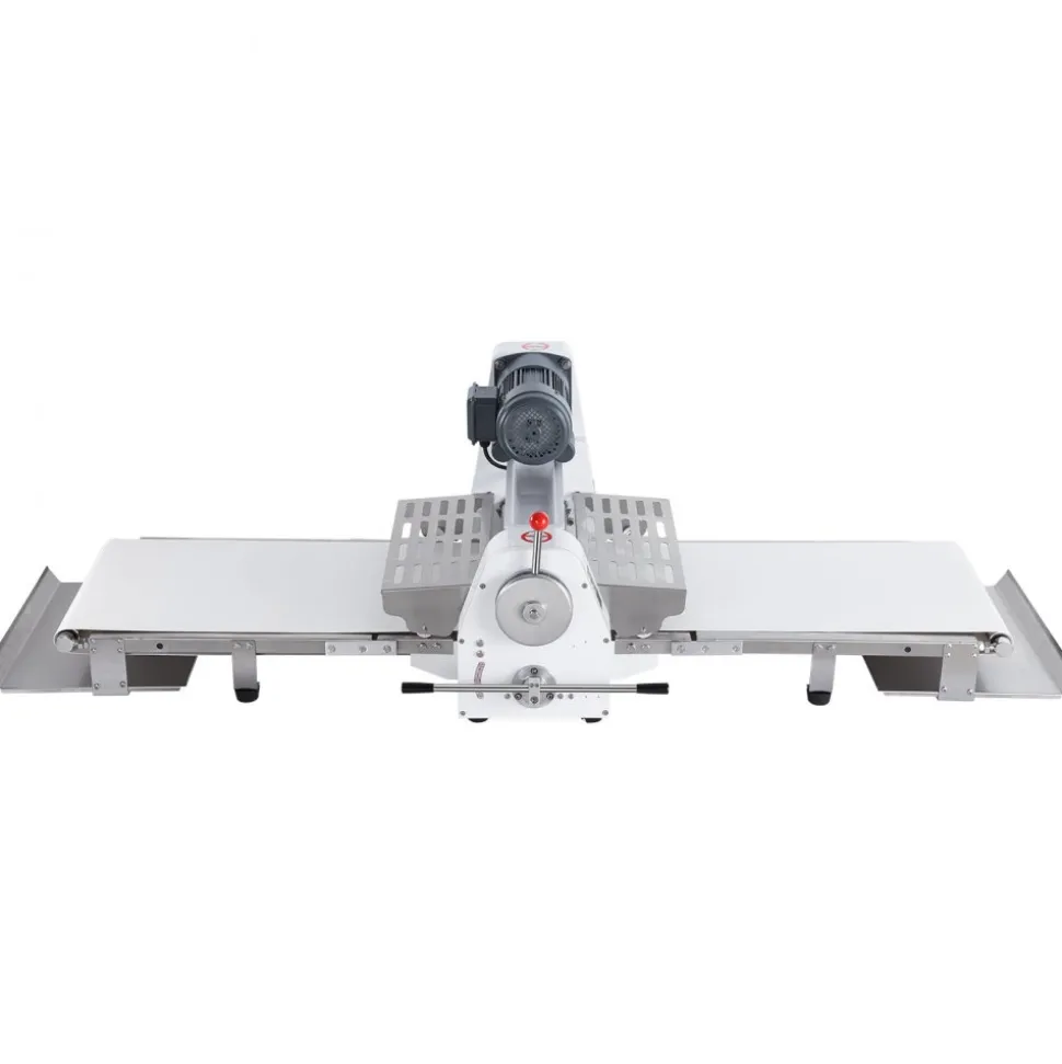 VEVOR Commercial Dough Sheeter Machine, 19.7-Inch Reversible Puff Pastry Sheeter and Fondant Roller, Electric Dough Roller 0-1.4" Adjustable Thickness, Folding Dough Sheeter for Bakeries, Pastries