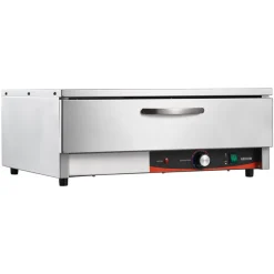 VEVOR Commercial Electric Drawer Warmer, Single-Drawer Stainless Steel Food Warmer, Freestanding Compact Warming Drawer Cabinet, 85°F–185°F Wide Temperature Range, for Restaurant, Hotel & Bakery