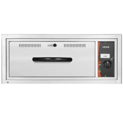 VEVOR Commercial Electric Drawer Warmer, Single-Drawer Stainless Steel Food Warmer, Freestanding Slim Warming Drawer Cabinet, 85°F–185°F Wide Temperature Range, for Restaurant, Hotel, Bakery & Kitchen