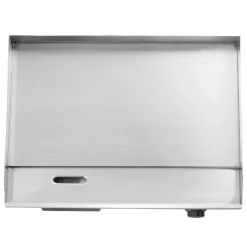 VEVOR Commercial Electric Griddle, 1750W, 122-570°F Adjustable Temp Control, Stainless Steel Countertop Flat Top Grill with 2 Spatulas, 2 Brushes and 4 Foot Pads, for Steak, Pancake