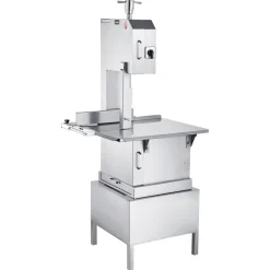 VEVOR Commercial Electric Meat Bandsaw, 2200W Stainless Steel Vertical Bone Sawing Machine, Workbeach 24.4