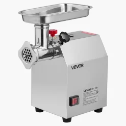 VEVOR Commercial Electric Meat Grinder, 5 lbs/min Capacity, #8 Industrial Meat Mincer with 2 Stainless Steel Blades, 2 Grinding Plates, 600W Heavy-Duty Sausage Maker Stuffer, for Kitchen, Restaurant