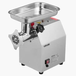 VEVOR Commercial Electric Meat Grinder, 7 lbs/min Capacity, #12 Industrial Meat Mincer with 2 Stainless Steel Blades, 2 Grinding Plates, 850W Heavy-Duty Sausage Maker Stuffer, for Kitchen, Restaurant