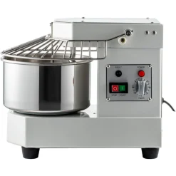 VEVOR Commercial Food Mixer, 7.3Qt Capacity, 450W Dual Rotating Dough Kneading Machine with Food-grade Stainless Steel Bowl, Security Shield & Timer Included, Baking Equipment for Restaurant Pizzeria