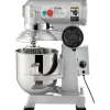 VEVOR Commercial Food Mixer, 20Qt Commercial Mixer with Timing Function, 750W Stainless Steel Bowl Heavy Duty Electric Food Mixer Commercial with 3 Speeds Adjustable 108/199/382 RPM, Dough Hook Whisk
