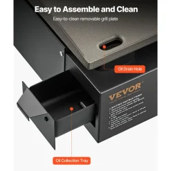 VEVOR Commercial Griddle, 16.9