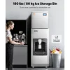 VEVOR Commercial Ice Maker, 400 Lbs/Day Ice Maker Machine, 180 Lbs Large Ice Storage Bin with 20 Lbs/Min Automatic Ice Dispensing, Self-Cleaning Ice Machine with Touchscreen for Bar, Cafe, Restaurant