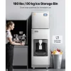 VEVOR Commercial Ice Maker, 300 Lbs/Day Ice Maker Machine, 180 Lbs Large Ice Storage Bin with 20 Lbs/Min Automatic Ice Dispensing, Self-Cleaning Ice Machine with Touchscreen for Bar, Cafe, Restaurant