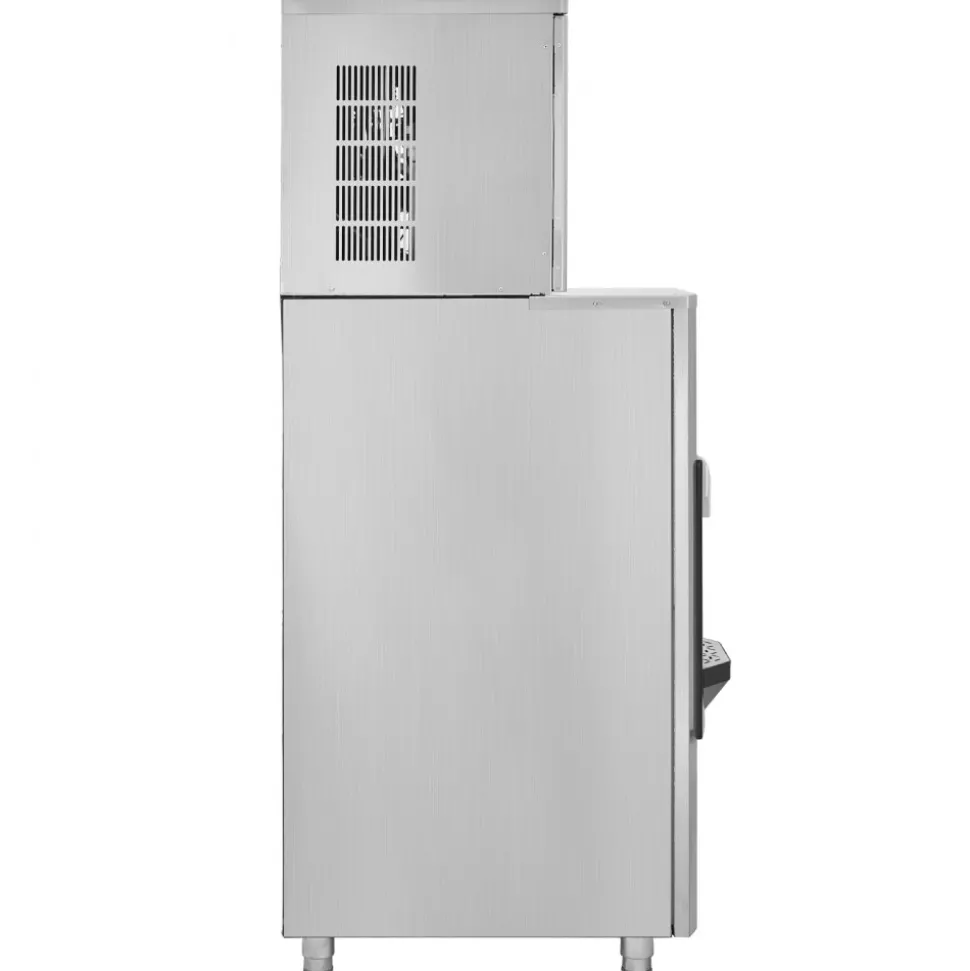 VEVOR Commercial Ice Maker, 360 Lbs/Day Ice Maker Machine, 180 Lbs Large Ice Storage Bin with 20 Lbs/Min Automatic Ice Dispensing, Self-Cleaning Ice Machine with Touchscreen for Bar, Cafe, Restaurant