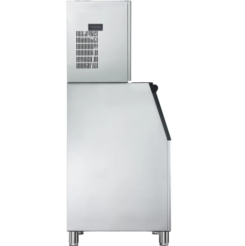 VEVOR Commercial Ice Maker Machine, 650LBS/24H Ice-Making Machine with 250LBS Stainless Steel Storage Bin, Auto Self-Cleaning Ice Maker with Touchscreen for Bar Cafe Restaurant Business Commercial