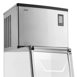VEVOR Commercial Ice Maker Machine - Head, 1000 Lbs/Day Stainless Steel Ice Machine with Scheduled Ice-Making, Self-Cleaning, Adjustable Thickness, Ideal for Restaurant Bar Cafe Hotel - Head Only