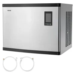 VEVOR Commercial Ice Maker Machine - Head, 1000 Lbs/Day Stainless Steel Ice Machine with Scheduled Ice-Making, Self-Cleaning, Adjustable Thickness, Ideal for Restaurant Bar Cafe Hotel - Head Only