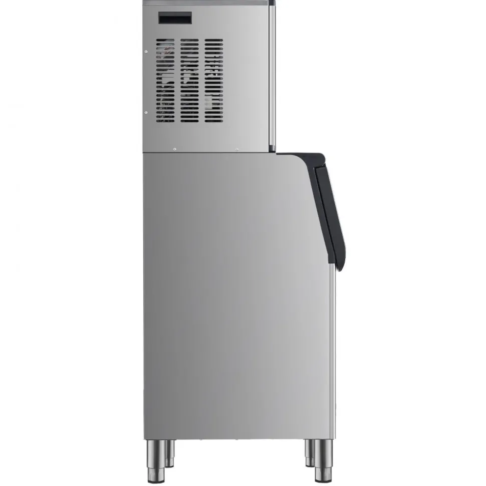 VEVOR Commercial Ice Maker Machine, 400LBS/24H Ice Making Machine with 250LBS Large Storage Bin, Auto Self-Cleaning Ice Maker Machine with Touchscreen for Bar Cafe Restaurant Business Commercial