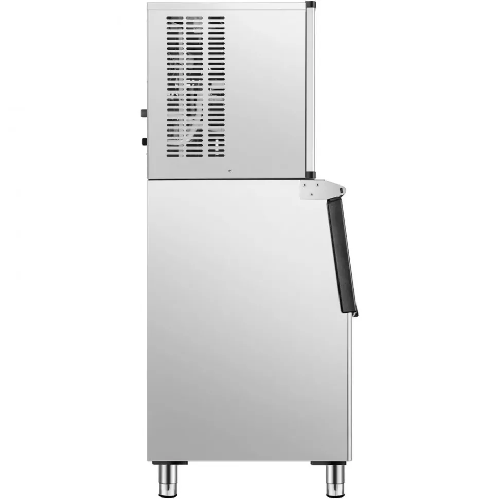VEVOR Commercial Ice Maker Machine, 500LBS/24H Ice Making Machine with 250LBS Large Storage Bin, Auto Self-Cleaning Ice Maker Machine with Touchscreen for Bar Cafe Restaurant Business Commercial