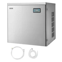 VEVOR Commercial Ice Maker Machine - Head, 450 Lbs/Day Stainless Steel Ice Machine with Scheduled Ice-Making, Self-Cleaning, Adjustable Thickness, Ideal for Restaurant Bar Cafe Hotel - Head Only