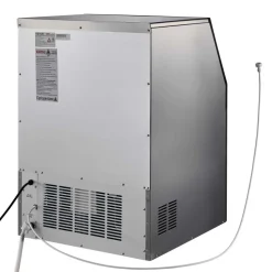 VEVOR Commercial Ice Maker Machine, 150 lbs/24h with 30 lbs Storage Capacity, Built-in/Freestanding/Under Counter, Stainless Steel Ice Maker with LED Display & Self-Cleaning, for Home Bar Restaurant