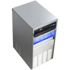 VEVOR Commercial Ice Maker Machine, 100 lbs/24h with 30-35 lbs Storage, Built-in/Freestanding/Under Counter, Stainless Steel Ice Maker with LED Display & Self-Cleaning, for Home Bar Restaurant