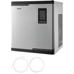 VEVOR Commercial Ice Maker Machine - Head, 300 Lbs/Day Stainless Steel Ice Machine with Scheduled Ice-Making, Self-Cleaning, Adjustable Thickness, Ideal for Restaurant Bar Cafe Hotel - Head Only