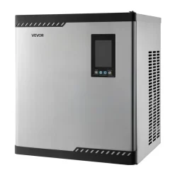 VEVOR Commercial Ice Maker Machine - Head, 300 Lbs/Day Stainless Steel Ice Machine with Scheduled Ice-Making, Self-Cleaning, Adjustable Thickness, Ideal for Restaurant Bar Cafe Hotel - Head Only